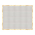 Chivari 16' x 20' White Portable Dance Floor with Classic Gold Edge Trim DF-16X20-WHTCG-KT