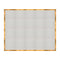Chivari 16' x 20' White Portable Dance Floor with Gold Edge Trim DF-16X20-WHTG-KT