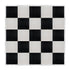 Chivari 20' x 20' Black & White Portable Dance Floor with Silver Edge Trim DF-20X20-BLKWHTS-KT