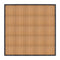 Chivari 20' x 20' Chestnut Portable Dance Floor with Black Edge Trim DF-20X20-CHTB-KT