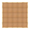 Chivari 20' x 20' Chestnut Portable Dance Floor with Classic Gold Edge Trim DF-20X20-CHTCG-KT