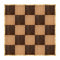 Chivari 20' x 20' Chestnut & Fruitwood Portable Dance Floor with Black Edge Trim DF-20X20-CHTFRTB-KT