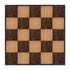 Chivari 20' x 20' Chestnut & Fruitwood Portable Dance Floor with Classic Gold Edge Trim DF-20X20-CHTFRTCG-KT