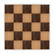 Chivari 20' x 20' Fruitwood & Chestnut Portable Dance Floor with Silver Edge Trim DF-20X20-CHTFRTS-KT