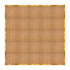 Chivari 20' x 20' Chestnut Portable Dance Floor with Gold Edge Trim DF-20X20-CHTG-KT