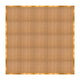 Chivari 20' x 20' Chestnut Portable Dance Floor with Gold Edge Trim DF-20X20-CHTG-KT