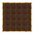 Chivari 20' x 20' Fruitwood Portable Dance Floor with Gold Edge Trim DF-20X20-FRTG-KT