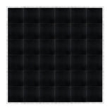 24' x 24' Black Portable Dance Floor with Silver Edge Trim