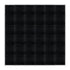 Chivari 24' x 24' Black Portable Dance Floor with Silver Edge Trim DF-24X24-BLKS-KT