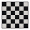 Chivari 24' x 24' Black & White Portable Dance Floor with Black Edge Trim DF-24X24-BLKWHTB-KT