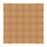 24' x 24' Chestnut Portable Dance Floor with Classic Gold Edge Trim
