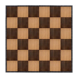 24' x 24' Chestnut & Fruitwood Portable Dance Floor with Black Edge Trim