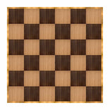 24' x 24' Fruitwood & Chestnut Portable Dance Floor with Gold Edge Trim