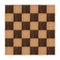 Chivari 24' x 24' Fruitwood & Chestnut Portable Dance Floor with Silver Edge Trim DF-24X24-CHTFRTS-KT