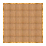 24' x 24' Chestnut Portable Dance Floor with Gold Edge Trim