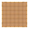 Chivari 24' x 24' Chestnut Portable Dance Floor with Gold Edge Trim DF-24X24-CHTG-KT