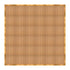 Chivari 24' x 24' Chestnut Portable Dance Floor with Gold Edge Trim DF-24X24-CHTG-KT
