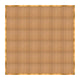 Chivari 24' x 24' Chestnut Portable Dance Floor with Gold Edge Trim DF-24X24-CHTG-KT
