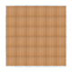Chivari 24' x 24' Chestnut Portable Dance Floor with Silver Edge Trim DF-24X24-CHTS-KT