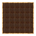 24' x 24' Fruitwood Portable Dance Floor with Gold Edge Trim