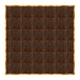 Chivari 24' x 24' Fruitwood Portable Dance Floor with Gold Edge Trim DF-24X24-FRTG-KT