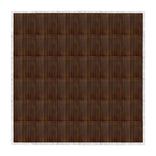 24' x 24' Fruitwood Portable Dance Floor with Silver Edge Trim
