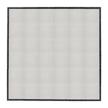 24' x 24' White Portable Dance Floor with Black Edge Trim