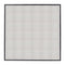 Chivari 24' x 24' White Portable Dance Floor with Black Edge Trim DF-24X24-WHTB-KT