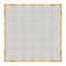 Chivari 24' x 24' White Portable Dance Floor with Gold Edge Trim DF-24X24-WHTG-KT