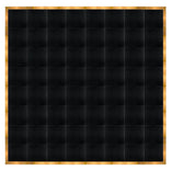 32' x 32' Black Portable Dance Floor with Gold Edge Trim