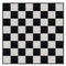 Chivari 32' x 32' Black & White Portable Dance Floor with Black Edge Trim DF-32X32-BLKWHTB-KT