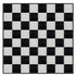 Chivari 32' x 32' Black & White Portable Dance Floor with Black Edge Trim DF-32X32-BLKWHTB-KT
