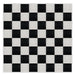 Chivari 32' x 32' Black & White Portable Dance Floor with Silver Edge Trim DF-32X32-BLKWHTS-KT