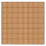32' x 32' Chestnut Portable Dance Floor with Black Edge Trim