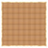Chivari 32' x 32' Chestnut Portable Dance Floor with Classic Gold Edge Trim DF-32X32-CHTCG-KT
