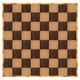 Chivari 32' x 32' Fruitwood & Chestnut Portable Dance Floor with Gold Edge Trim DF-32X32-CHTFRTG-KT