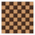 Chivari 32' x 32' Fruitwood & Chestnut Portable Dance Floor with Silver Edge Trim DF-32X32-CHTFRTS-KT