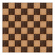 Chivari 32' x 32' Fruitwood & Chestnut Portable Dance Floor with Silver Edge Trim DF-32X32-CHTFRTS-KT