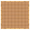 Chivari 32' x 32' Chestnut Portable Dance Floor with Gold Edge Trim DF-32X32-CHTG-KT