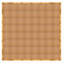 Chivari 32' x 32' Chestnut Portable Dance Floor with Gold Edge Trim DF-32X32-CHTG-KT