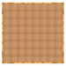 Chivari 32' x 32' Chestnut Portable Dance Floor with Gold Edge Trim DF-32X32-CHTG-KT