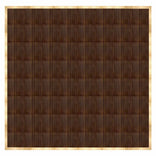 32' x 32' Fruitwood Portable Dance Floor with Classic Gold Edge Trim