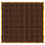 32' x 32' Fruitwood Portable Dance Floor with Gold Edge Trim