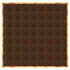 Chivari 32' x 32' Fruitwood Portable Dance Floor with Gold Edge Trim DF-32X32-FRTG-KT