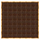 Chivari 32' x 32' Fruitwood Portable Dance Floor with Gold Edge Trim DF-32X32-FRTG-KT