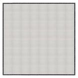 32' x 32' White Portable Dance Floor with Black Edge Trim