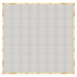 32' x 32' White Portable Dance Floor with Classic Gold Edge Trim
