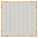 32' x 32' White Portable Dance Floor with Gold Edge Trim