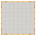 Chivari 32' x 32' White Portable Dance Floor with Gold Edge Trim DF-32X32-WHTG-KT