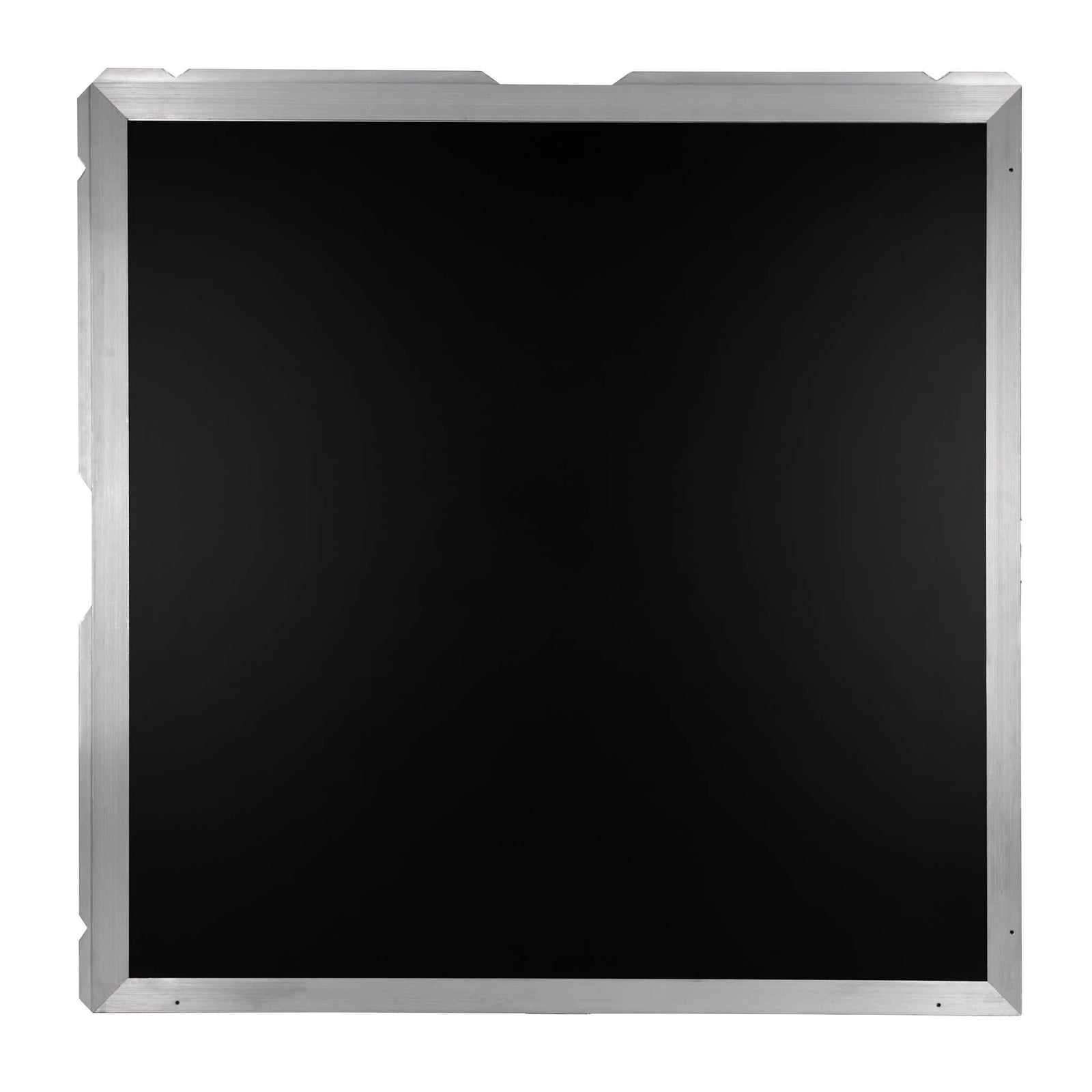 Chivari 16' x 20' Black & White Portable Dance Floor with Gold Edge Trim DF-16X20-BLKWHTG-KT